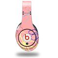 WraptorSkinz Skin Decal Wrap compatible with Beats Studio (Original) Headphones Kearas Flowers on Pink Skin Only (HEADPHONES NOT INCLUDED)