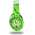 WraptorSkinz Skin Decal Wrap compatible with Beats Studio (Original) Headphones Folder Doodles Neon Green Skin Only (HEADPHONES NOT INCLUDED)