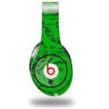 WraptorSkinz Skin Decal Wrap compatible with Beats Studio (Original) Headphones Folder Doodles Green Skin Only (HEADPHONES NOT INCLUDED)