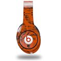 WraptorSkinz Skin Decal Wrap compatible with Beats Studio (Original) Headphones Folder Doodles Burnt Orange Skin Only (HEADPHONES NOT INCLUDED)