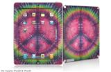 iPad Skin - Tie Dye Peace Sign 103 (fits iPad2 and iPad3)