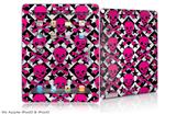 iPad Skin - Pink Skulls and Stars (fits iPad2 and iPad3)