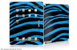 iPad Skin - Zebra Blue (fits iPad2 and iPad3)