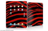 iPad Skin - Zebra Red (fits iPad2 and iPad3)