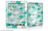 iPad Skin - Brushed Circles Seafoam (fits iPad2 and iPad3)