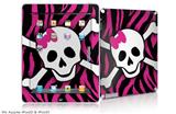 iPad Skin - Pink Zebra Skull (fits iPad2 and iPad3)