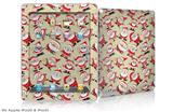 iPad Skin - Lots of Santas (fits iPad2 and iPad3)