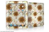 iPad Skin - Flowers Pattern 19 (fits iPad2 and iPad3)