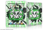 iPad Skin - Cartoon Skull Green (fits iPad2 and iPad3)