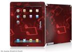 iPad Skin - Bokeh Music Red (fits iPad2 and iPad3)