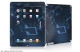 iPad Skin - Bokeh Music Blue (fits iPad2 and iPad3)