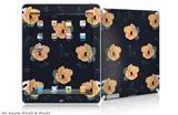 iPad Skin - Poppy Orange Navy (fits iPad2 and iPad3)
