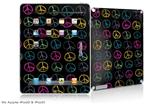 iPad Skin - Kearas Peace Signs Black (fits iPad2 and iPad3)