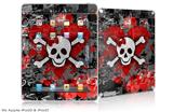 iPad Skin - Emo Skull Bones (fits iPad2 and iPad3)