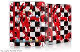 iPad Skin - Checkerboard Splatter (fits iPad2 and iPad3)