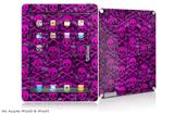 iPad Skin - Pink Skull Bones (fits iPad2 and iPad3)