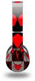 WraptorSkinz Skin Decal Wrap compatible with Beats Wireless (Original) Headphones Emo Star Heart Skin Only (HEADPHONES NOT INCLUDED)