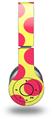 WraptorSkinz Skin Decal Wrap compatible with Beats Wireless (Original) Headphones Kearas Polka Dots Pink And Yellow Skin Only (HEADPHONES NOT INCLUDED)