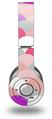 WraptorSkinz Skin Decal Wrap compatible with Beats Wireless (Original) Headphones Brushed Circles Pink Skin Only (HEADPHONES NOT INCLUDED)
