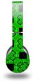 WraptorSkinz Skin Decal Wrap compatible with Beats Wireless (Original) Headphones Criss Cross Green Skin Only (HEADPHONES NOT INCLUDED)