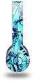 WraptorSkinz Skin Decal Wrap compatible with Beats Wireless (Original) Headphones Scene Kid Sketches Blue Skin Only (HEADPHONES NOT INCLUDED)