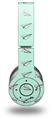 WraptorSkinz Skin Decal Wrap compatible with Beats Wireless (Original) Headphones Paper Planes Mint Skin Only (HEADPHONES NOT INCLUDED)