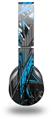 WraptorSkinz Skin Decal Wrap compatible with Beats Wireless (Original) Headphones Baja 0032 Blue Medium Skin Only (HEADPHONES NOT INCLUDED)