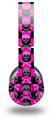 WraptorSkinz Skin Decal Wrap compatible with Beats Wireless (Original) Headphones Skull and Crossbones Checkerboard Skin Only (HEADPHONES NOT INCLUDED)