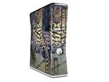 Leopard Cropped Decal Style Skin for XBOX 360 Slim Vertical