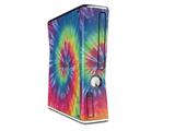 Tie Dye Swirl 104 Decal Style Skin for XBOX 360 Slim Vertical