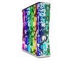 Rainbow Graffiti Decal Style Skin for XBOX 360 Slim Vertical