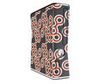 Locknodes 02 Burnt Orange Decal Style Skin for XBOX 360 Slim Vertical