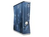 Bokeh Butterflies Blue Decal Style Skin for XBOX 360 Slim Vertical