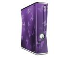 Bokeh Butterflies Purple Decal Style Skin for XBOX 360 Slim Vertical