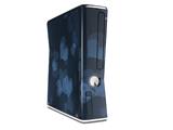 Bokeh Hearts Blue Decal Style Skin for XBOX 360 Slim Vertical