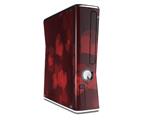 Bokeh Hearts Red Decal Style Skin for XBOX 360 Slim Vertical