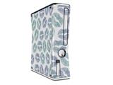 Blue Green Lips Decal Style Skin for XBOX 360 Slim Vertical