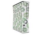 Green Lips Decal Style Skin for XBOX 360 Slim Vertical