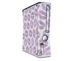 Purple Lips Decal Style Skin for XBOX 360 Slim Vertical