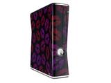 Red Pink And Black Lips Decal Style Skin for XBOX 360 Slim Vertical