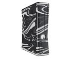 Black Marble Decal Style Skin for XBOX 360 Slim Vertical