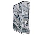 Blue Black Marble Decal Style Skin for XBOX 360 Slim Vertical