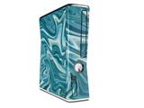 Blue Marble Decal Style Skin for XBOX 360 Slim Vertical