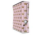 Golden Crown Decal Style Skin for XBOX 360 Slim Vertical