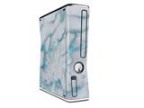 Mint Gilded Marble Decal Style Skin for XBOX 360 Slim Vertical