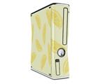 Decal Style Skin compatible with XBOX 360 Slim Vertical Lemons Yellow