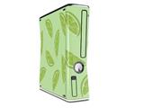 Decal Style Skin compatible with XBOX 360 Slim Vertical Limes Green