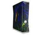 Busy Decal Style Skin for XBOX 360 Slim Vertical