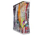 Abstract Graffiti Decal Style Skin for XBOX 360 Slim Vertical