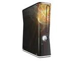Fireball Decal Style Skin for XBOX 360 Slim Vertical